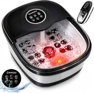 KNQZE Collapsible Foot Spa Bath wit...