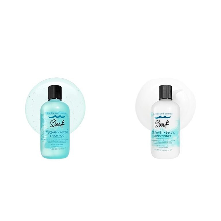 Bumble and bumble. Surf Foam Wash Texturizing Shampoo | Adds Lightweight Seabreezy Texture and Volume | For Fine to Medium Wavy, Straight, 8.5 Fl Oz