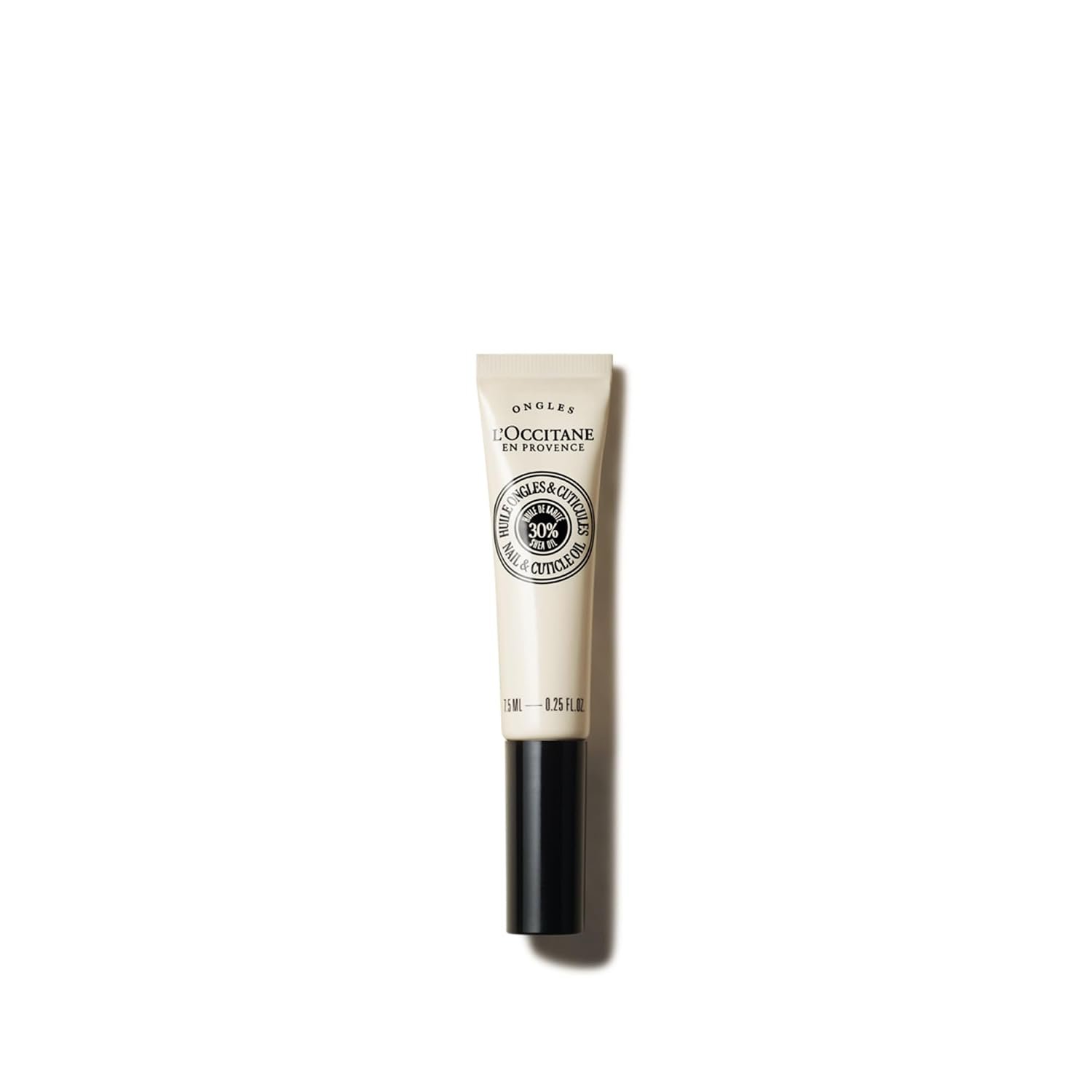 L'OCCITANE Shea Nail & Cuticle Oil, Nourishing Brush-On Moisture for Stronger & Healthier Nails, Hydrating Care for Manicures with Almond Oil, Vegan