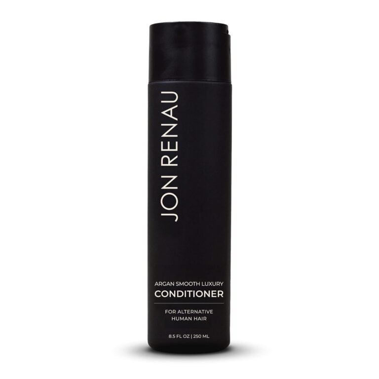 Jon Renau Argan Smooth Luxury Conditioner, Deep Hydration, Detangling, and Frizz Control, Moisturizing Argan Oil Formula for Human Hair Wigs and Toppers, Color Safe and Lightweight, Wig Care Products