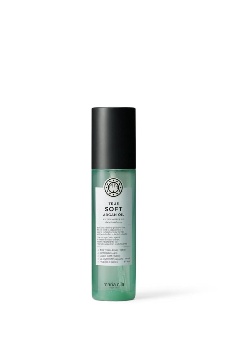 Maria Nila True Soft, Moisturizing Argan Oil For Dry Brittle Hair, Argan Oil Remoisturises & Reduces Frizz, 100% Vegan & Sulfate/Paraben free