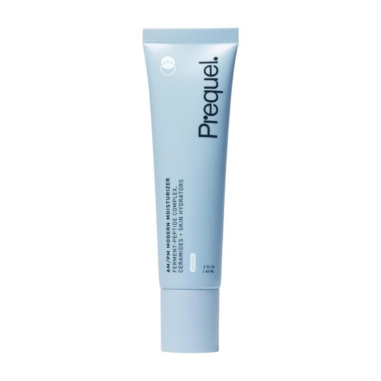 Prequel Skin Face Moisturizer Peptide Cream With Ceramides Glycerin Barrier | Face Moisturizer With Peptides, Ceramides And Glycerin For Sensitive Skin, Non Greasy Barrier Support Cream AM PM Hydration
