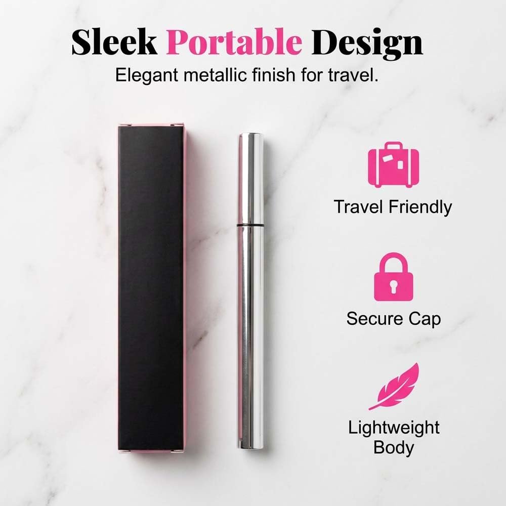 Long-lasting Eyeliner, 24 Hour Waterproof Liquid Eyeliner Pen, Cat Eye Liner with Ultra-Fine Tip for Sensitive Skin, Lightweight, Quick Dry, Smudge Proof, Matte Finish (Black) - Image 8