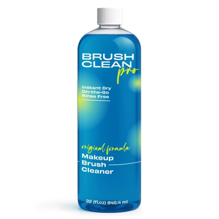 Original Makeup Brush Cleaner - Professional Cleanser for Makeup Brushes - Quick-Drying, Rinse-Free Formula - Removes Stubborn Waterproof Make Up, 32 oz