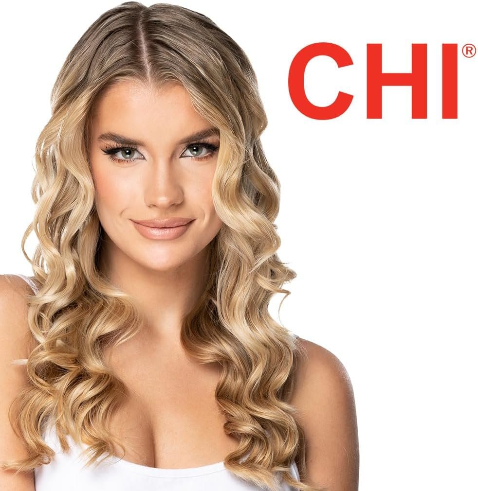 CHI Tourmaline Ceramic Curling Iron, Adjustable Temperature, Professional Tourmaline Hair Curler with Auto Shut-Off for Smooth, Frizz-Free Curls & Waves, 1″ Barrel - Image 4