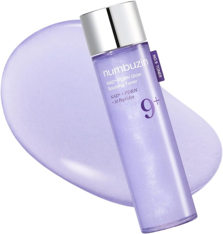 numbuzin No.9 NAD+ Salmon PDRN Toner, Glass Skin Hydrating Toner with Peptides & Niacinamide, Instant Plumping, Firming & Anti-Aging Korean Skincare, 5.07 fl oz