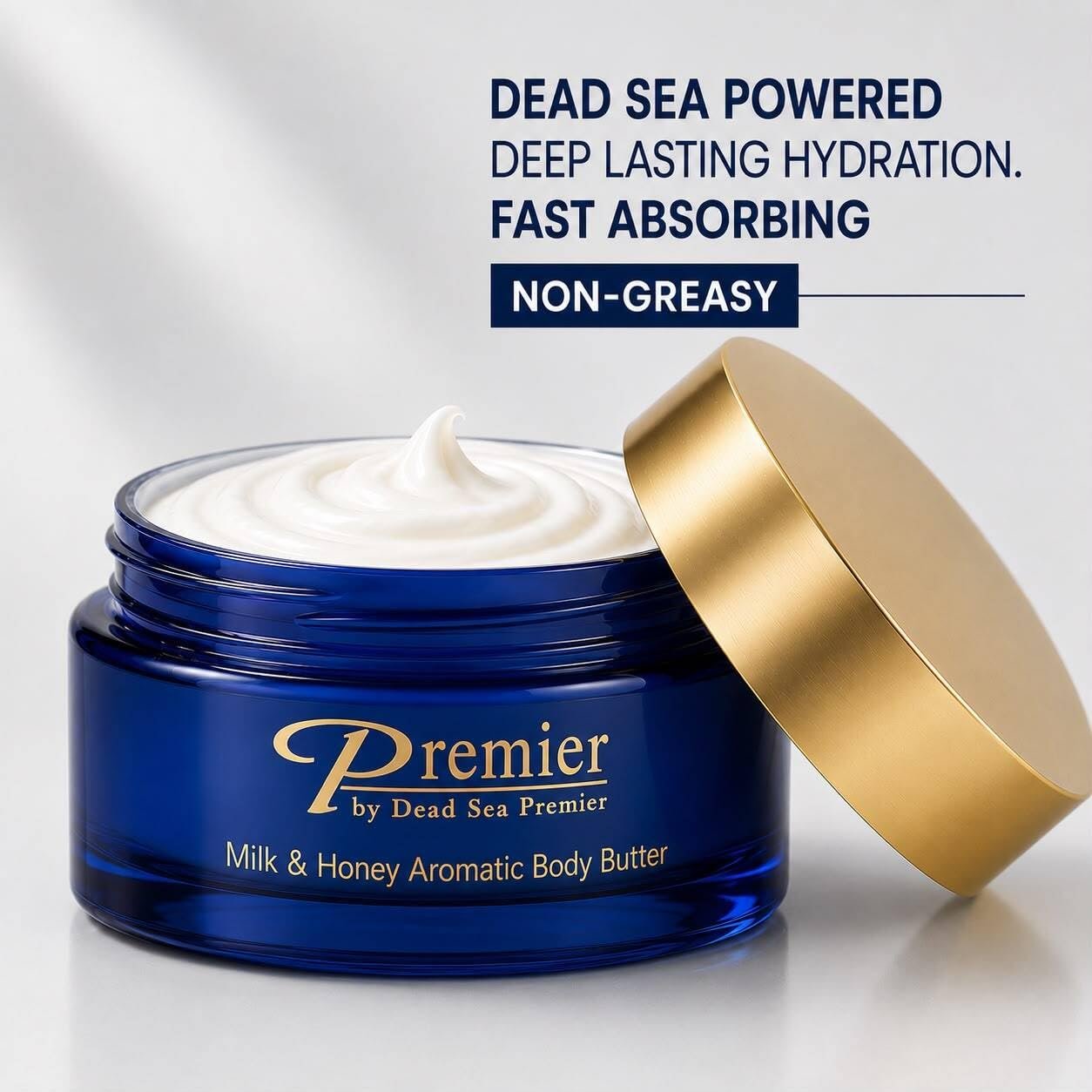 Premier Dead Sea Anti-Aging Body Cream - Milk & Honey 5.95 Fl Oz | For Dry Skin with Dead Sea Minerals, Firming Lotion for Women, Luxury Skin Care - Image 4