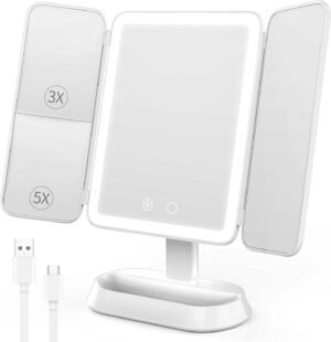 Makeup Mirror with Lights, 1X/3X/5X...