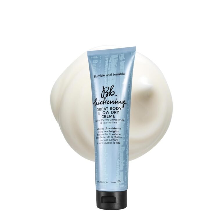 Bumble and bumble. Thickening Great Body Volumizing Blow Dry Cream | For Voluminous Blowouts | Heat Protection | For Fine to Medium Wavy, Straight Hair Types, 5 Fl Oz