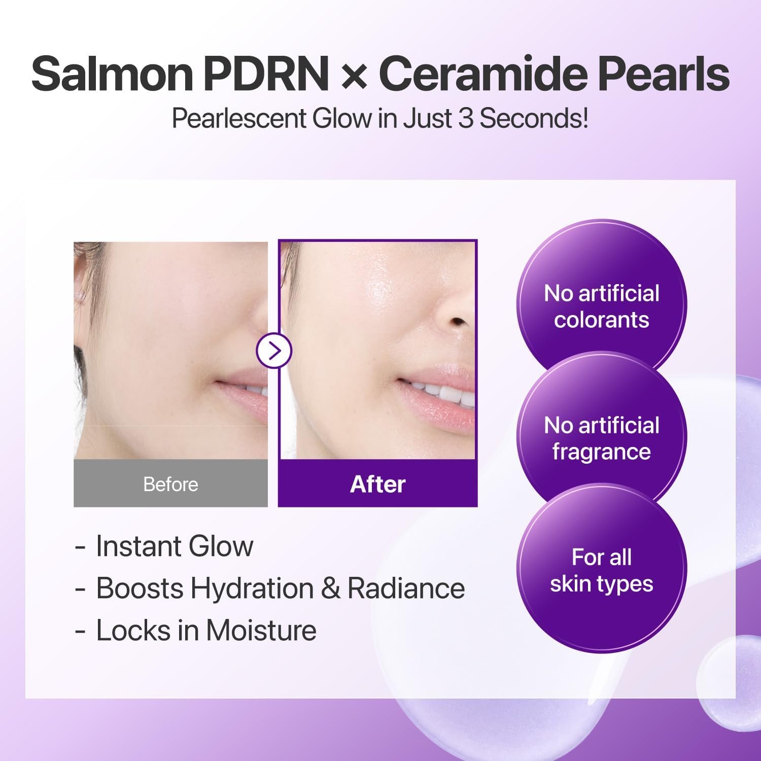 numbuzin No.9 NAD+ Salmon PDRN Toner, Glass Skin Hydrating Toner with Peptides & Niacinamide, Instant Plumping, Firming & Anti-Aging Korean Skincare, 5.07 fl oz - Image 3