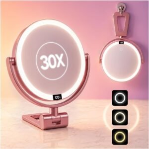 1X/30X Makeup Mirror with Lights, M...