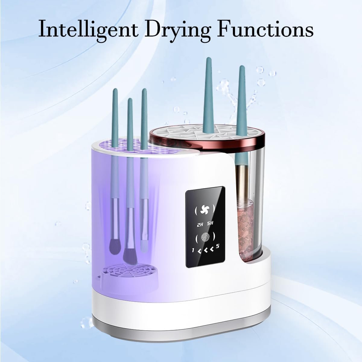 3 IN 1 Electric Makeup Brush Cleaner &Washer Portable USB Deep Cleaning Dryer Machine Automatic Cosmetic Brush Beauty Tool Gift for Women - Image 3