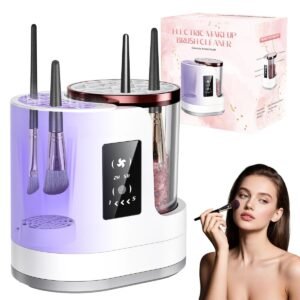 3 IN 1 Electric Makeup Brush Cleane...