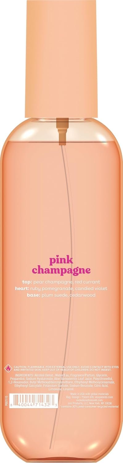 eos Cashmere Body Mist- Pink Champagne, Body Spray for Women, 6 fl oz - Image 8