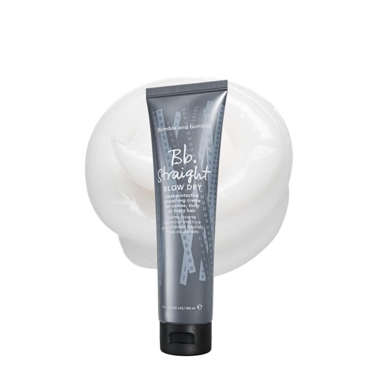 Bumble and bumble. Straight Blow Dry Heat Protective Hair Styling Cream |Protects Against Frizz, Humidity, and Heat|Smooth Sleek Blowouts|For Medium to Thick Curly, Wavy, Straight Hair Types, 5 Fl Oz