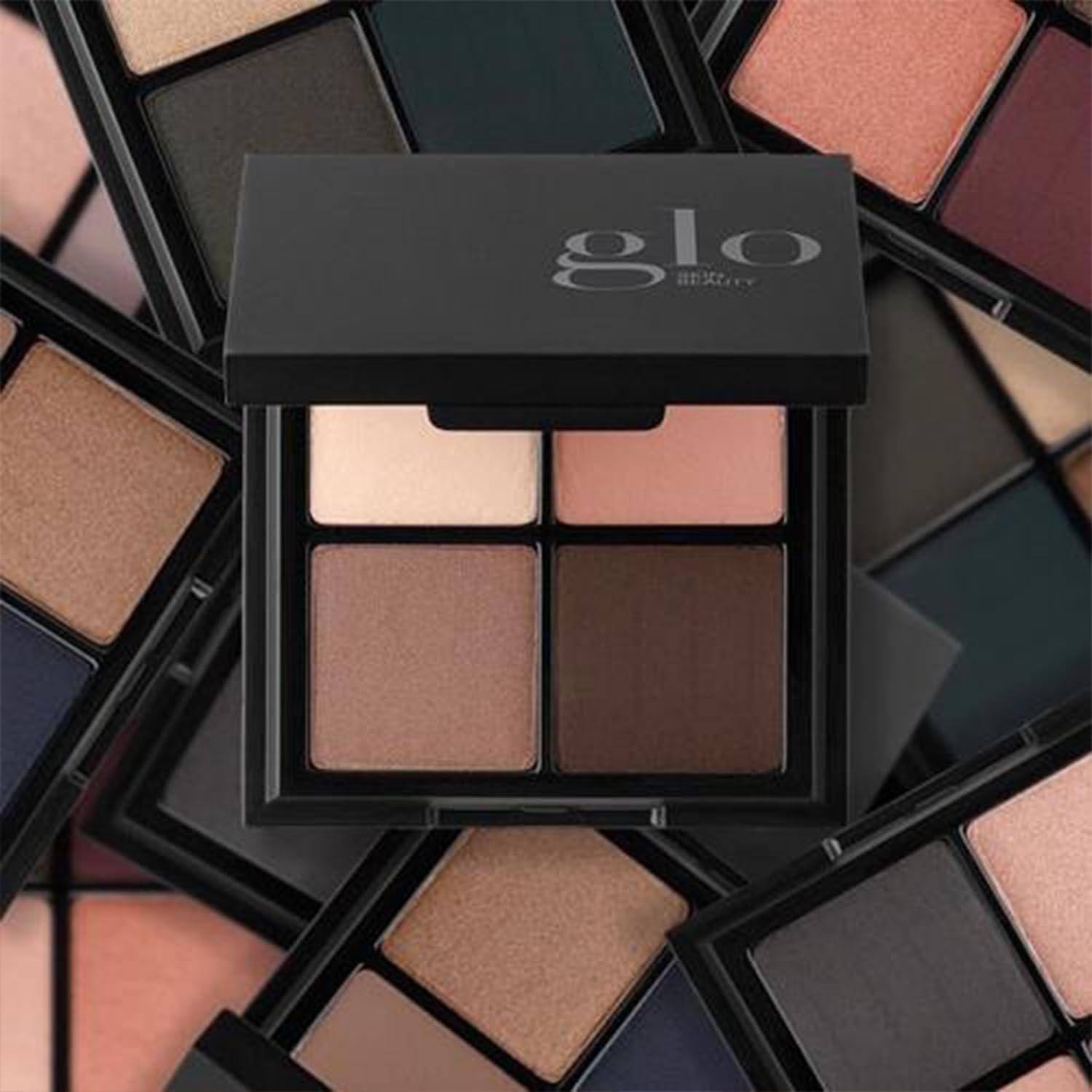 Glo Skin Beauty Eye Shadow Quad, Cool Glow Shimmer & Matte, 4 Shades - Image 6