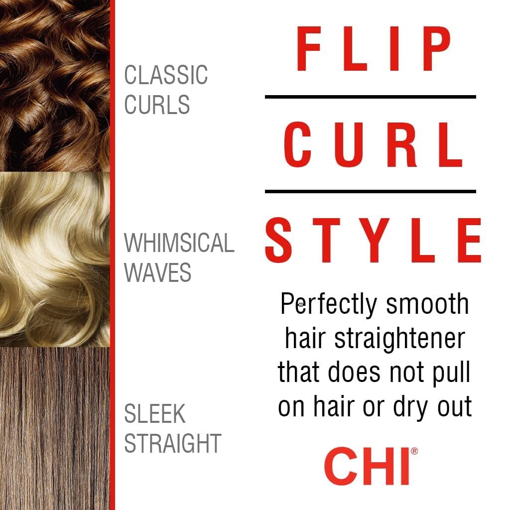 CHI Original 1" Ceramic Hair Straightener Flat Iron for Styling, Advanced Ceramic Technology for Frizz-Free Smooth Shine, Floating Plates for Easy Glide, Analog On/Off Switch, Salon-Quality Results - Image 5