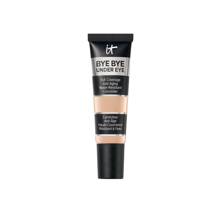IT Cosmetics Bye Bye Under Eye Anti-Aging Full Coverage Concealer | Water-resistant Eye + Face Concealer for Dark Circles, Reduce Fine Lines, Hydrating Natural Finish, For All Skin Types