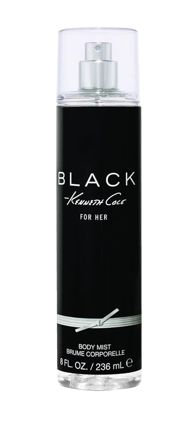 Kenneth Cole Black For Her Body Spray Mist for Women, 8 Fl Oz | Notes of Florals, Citrus, Sandalwood, and Musk, Feminine Scent, Everyday Wear Fragrance