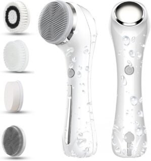 Facial Cleansing Brush, 2 in 1 Ｗa...