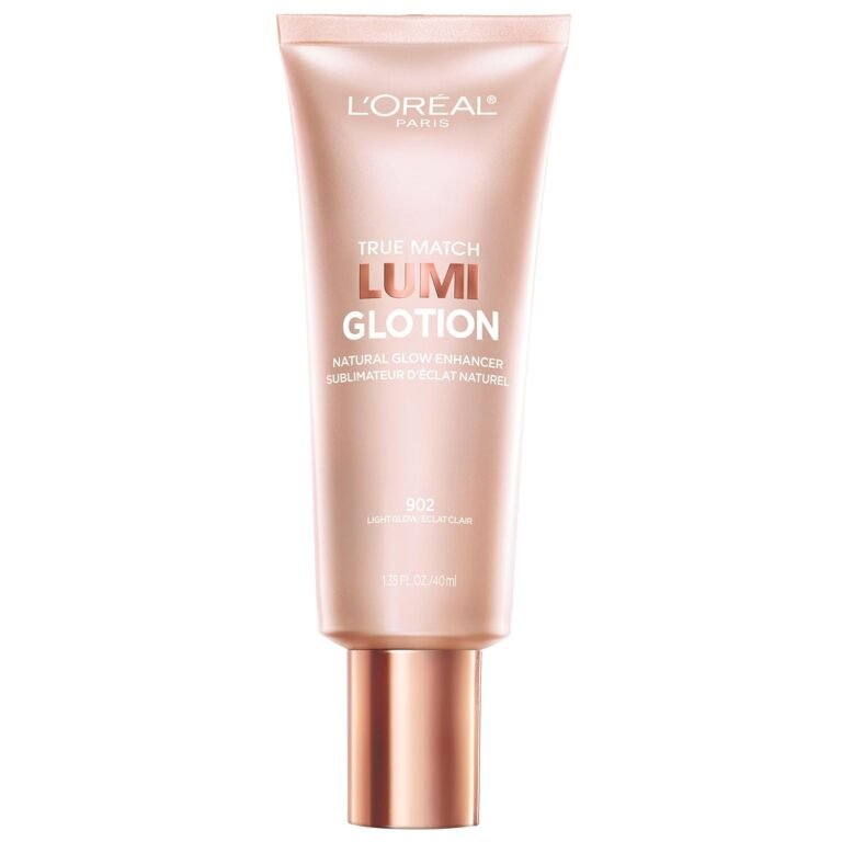 L'Oreal Paris Makeup True Match Lumi Glotion, Natural Glow Enhancer, Illuminator Highlighter, Bronzing Drops For a Sun-Kissed Glow For Face and Body, 902 Light, 1.35 fl oz