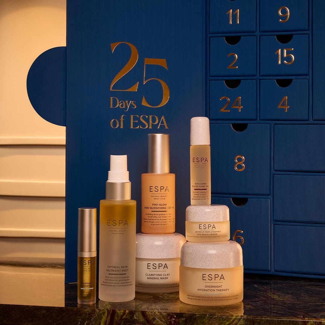 ESPA 25‑Piece Luxury Spa Beauty Gift Set Worth $874 | Luxury Beauty Spa Gift Set Includes Skincare, Essential Oils, Haircare, Bath & Body Care, Scrunchie & Candle - Image 4