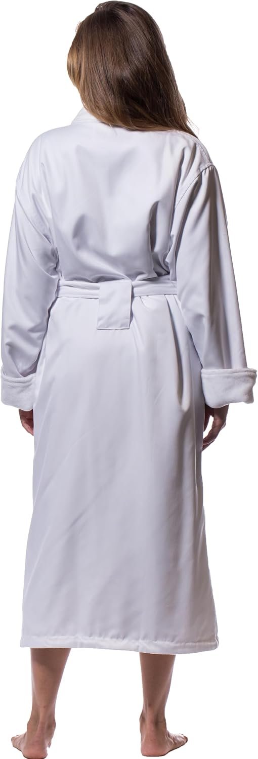Turquaz Robes for Women - Luxury Plush Lined Bathrobe, 100% Polyester Microterry & Microfiber, Cozy & Elegant Womens Robe - Image 4