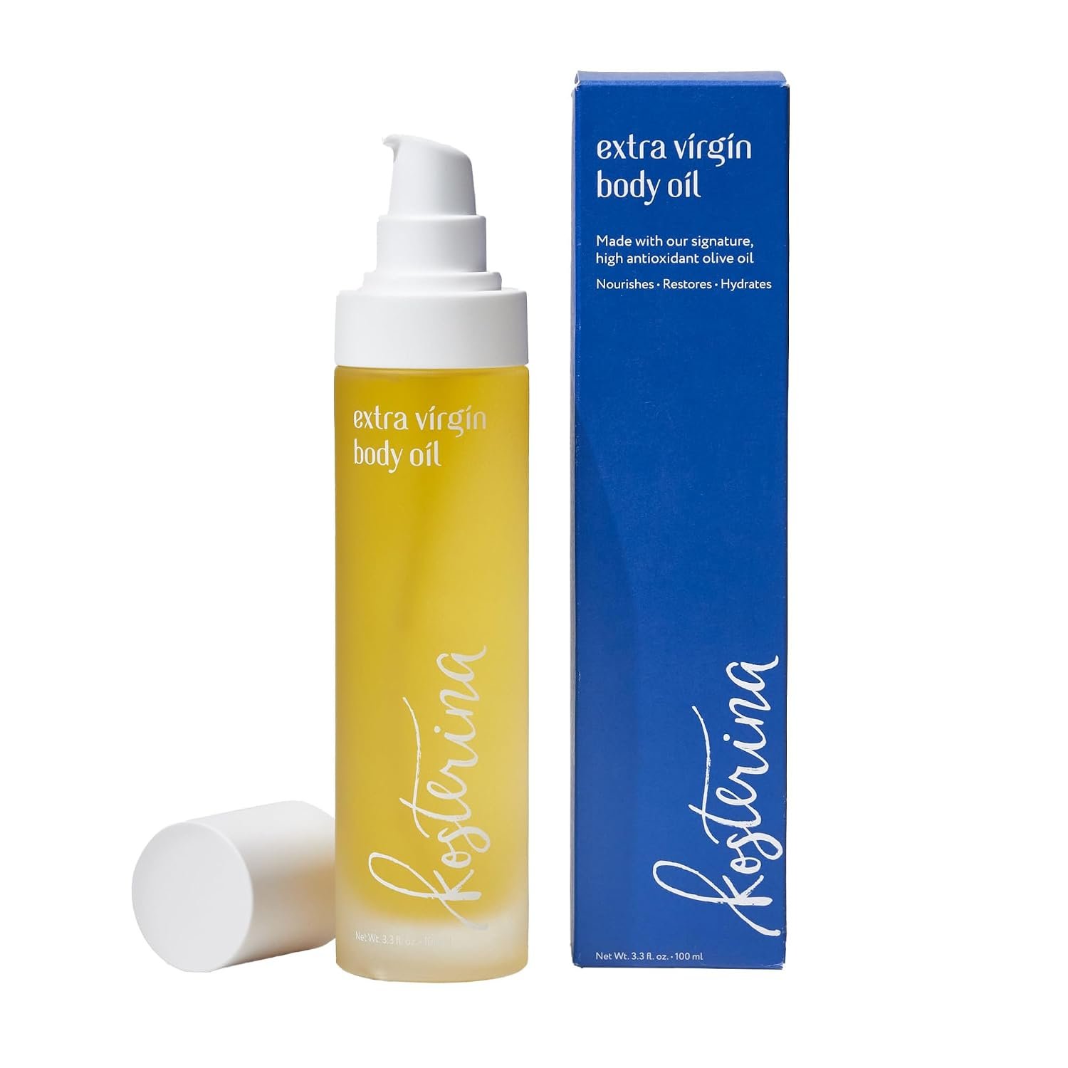 Kosterina Extra Virgin Body Oil, Hydrating, All-Natural Formula (3.38 oz)