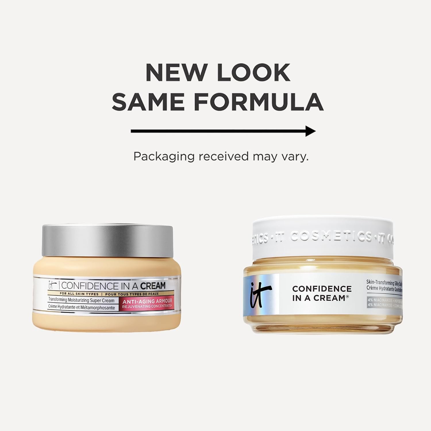 IT Cosmetics Confidence in a Cream Anti-aging Hydrating Facial Moisturizer | Reverses Signs of Aging Skin for Youthful Glow, 48HR Hydration, Skin Barrier Repair, Reduces Wrinkles with 4% Niacinamide - Image 3