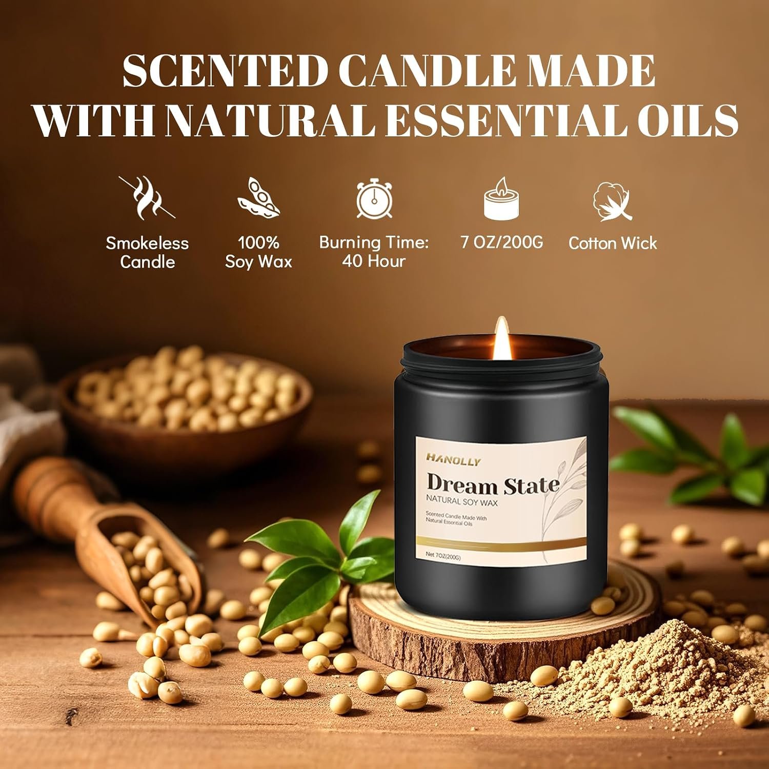 Hotel Scented Candles Gift Set, 6 Pack Candles for Home Scented | Luxury Aromatherapy Jar Candle Gifts for Men & Women, Natural Soy Wax Long Lasting Candle Kit for Birthday, Anniversary - Image 2