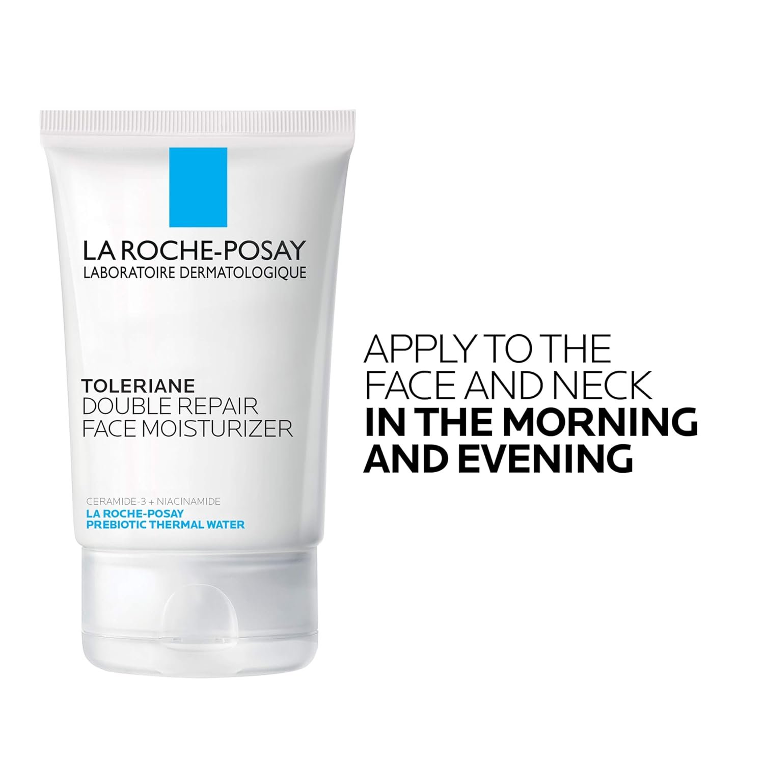 La Roche-Posay Toleriane Double Repair Face Moisturizer, 3.38oz | Daily face cream with glycerin, niacinamide and ceramide for all skin types. Oil free and fragrance free. - Image 7