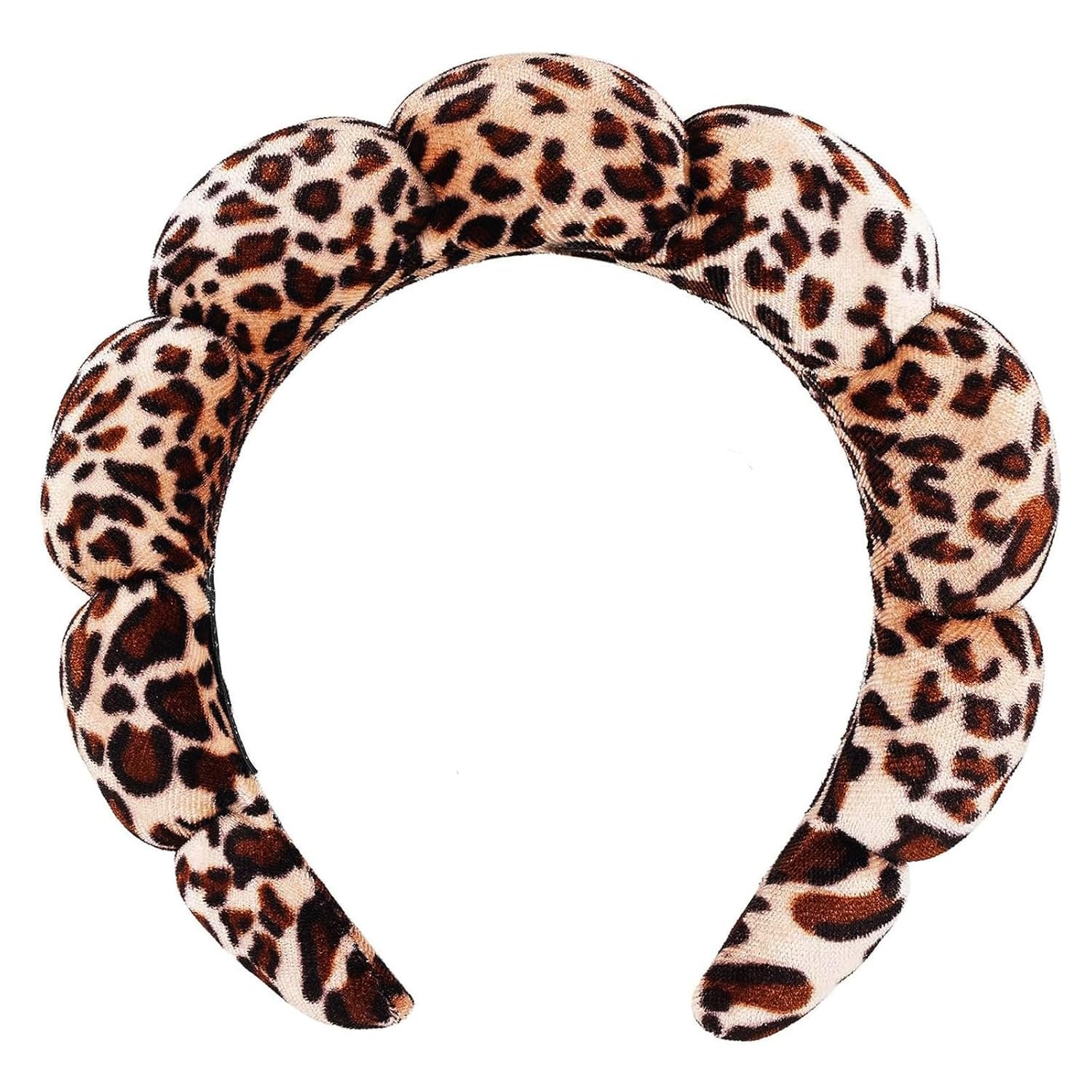 Spa Headbands for Washing Face Makeup Skin Care Women Bubble Facial Beauty Headbands Puffy Shower Towel Band Hairband