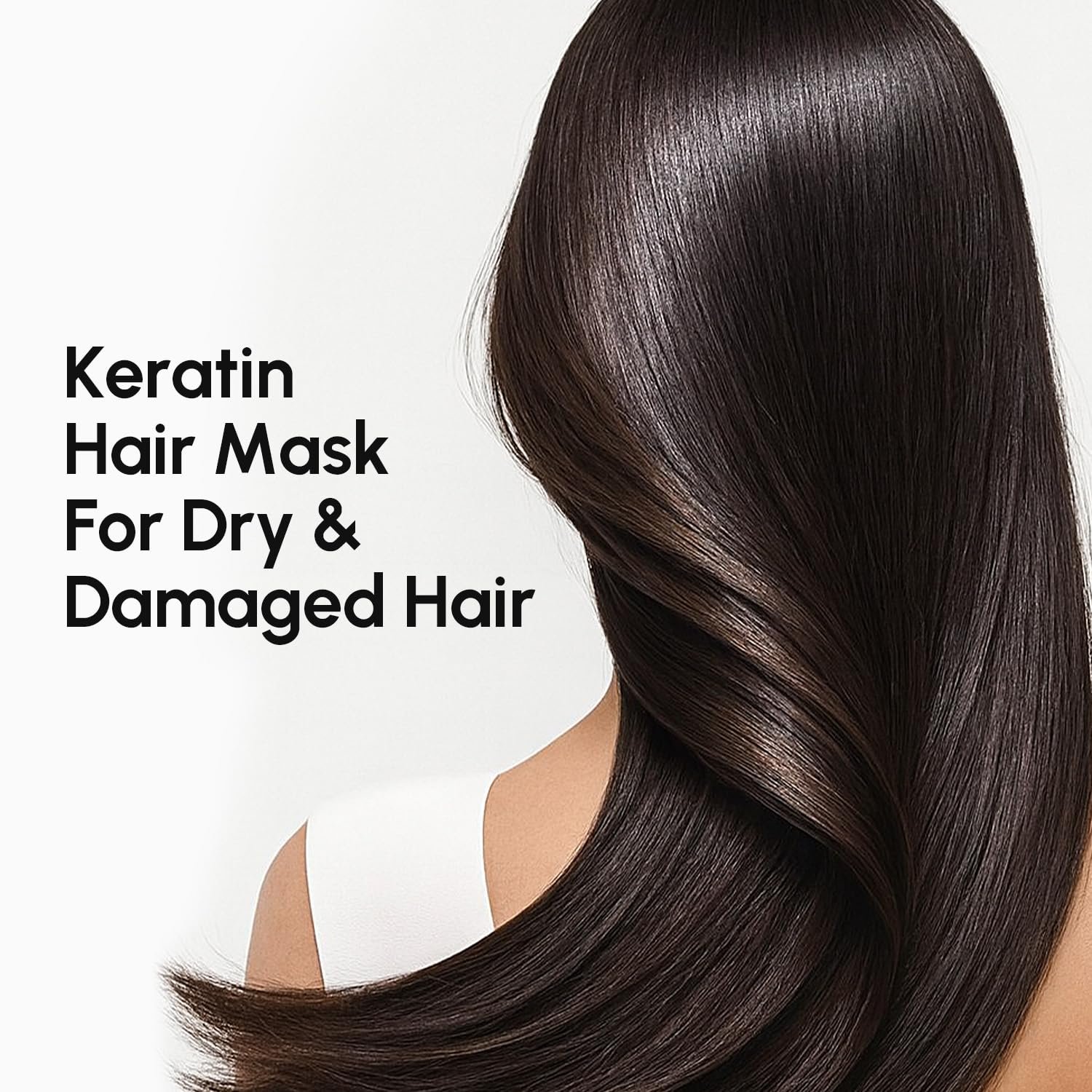MAREE Deep Conditioning Hair Mask for Damaged Hair Treatment – Keratin Hair Care for Hydrating Growth Repair Moisturizing – Dry Curly Color Refreshing – 10 Fl Oz, White - Image 3