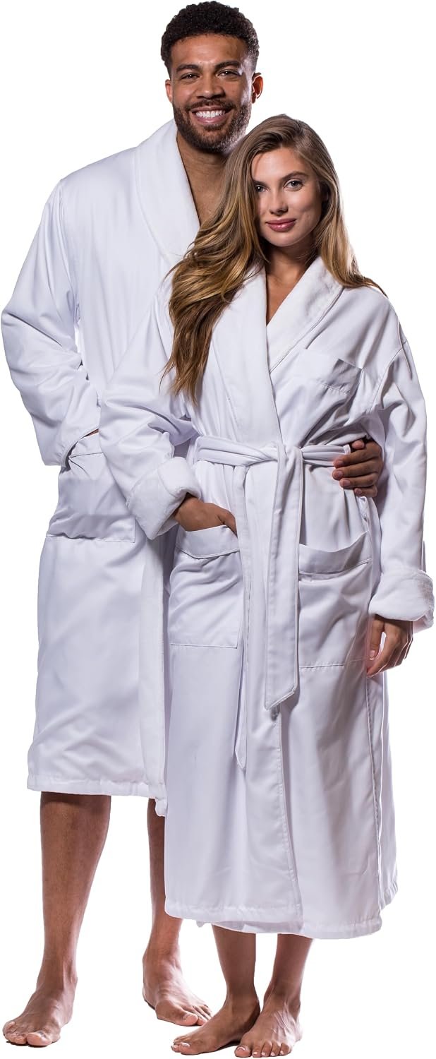 Turquaz Robes for Women - Luxury Plush Lined Bathrobe, 100% Polyester Microterry & Microfiber, Cozy & Elegant Womens Robe - Image 2