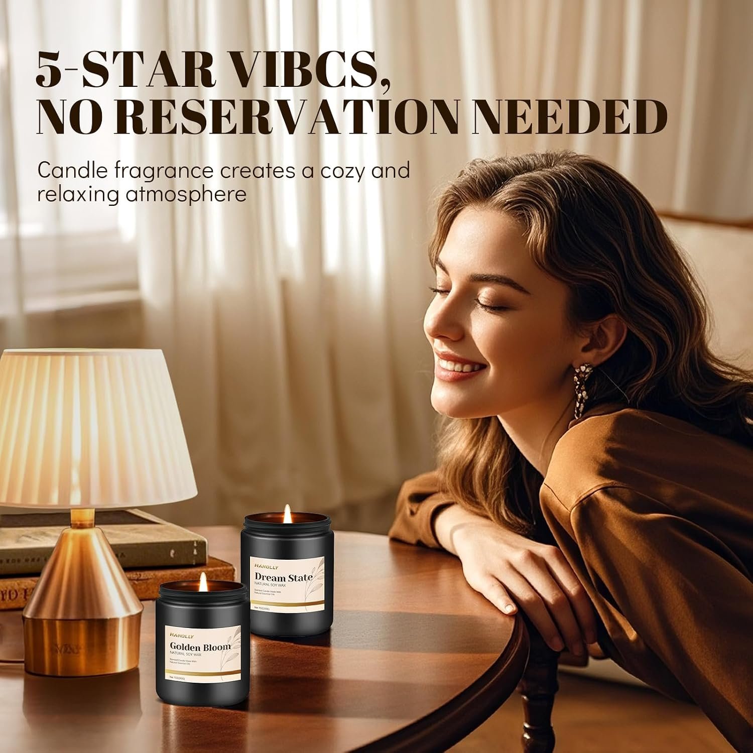 Hotel Scented Candles Gift Set, 6 Pack Candles for Home Scented | Luxury Aromatherapy Jar Candle Gifts for Men & Women, Natural Soy Wax Long Lasting Candle Kit for Birthday, Anniversary - Image 5