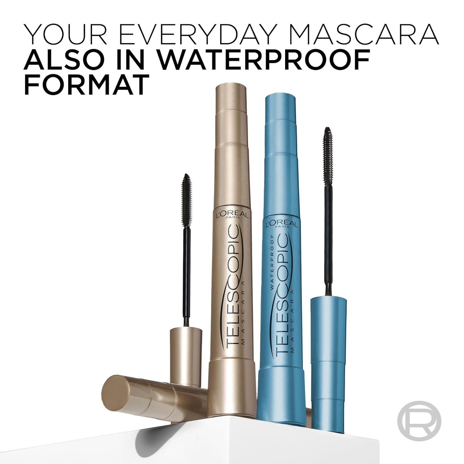 L’Oreal Paris Makeup Original Telescopic Mascara, Separating Mascara Volume and Length Formula, Washable, Blackest Black, 0.27 Fl Oz., 1 Count - Image 9