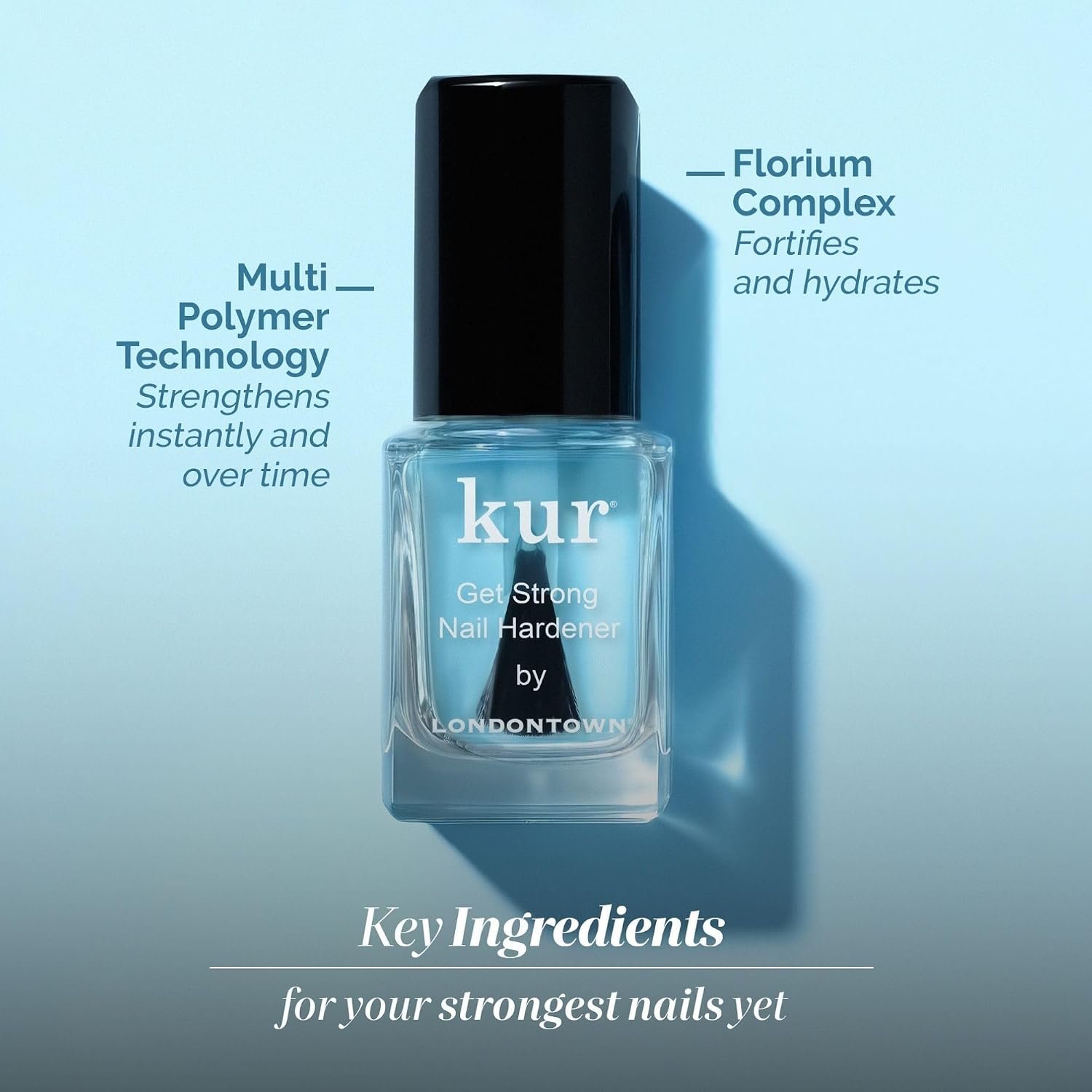 LONDONTOWN Nail Strengthener and Growth, Clear Nail Polish | Nail Hardener, Supports Length, Repairs Weak Brittle Nails, Adds Shine - Image 7