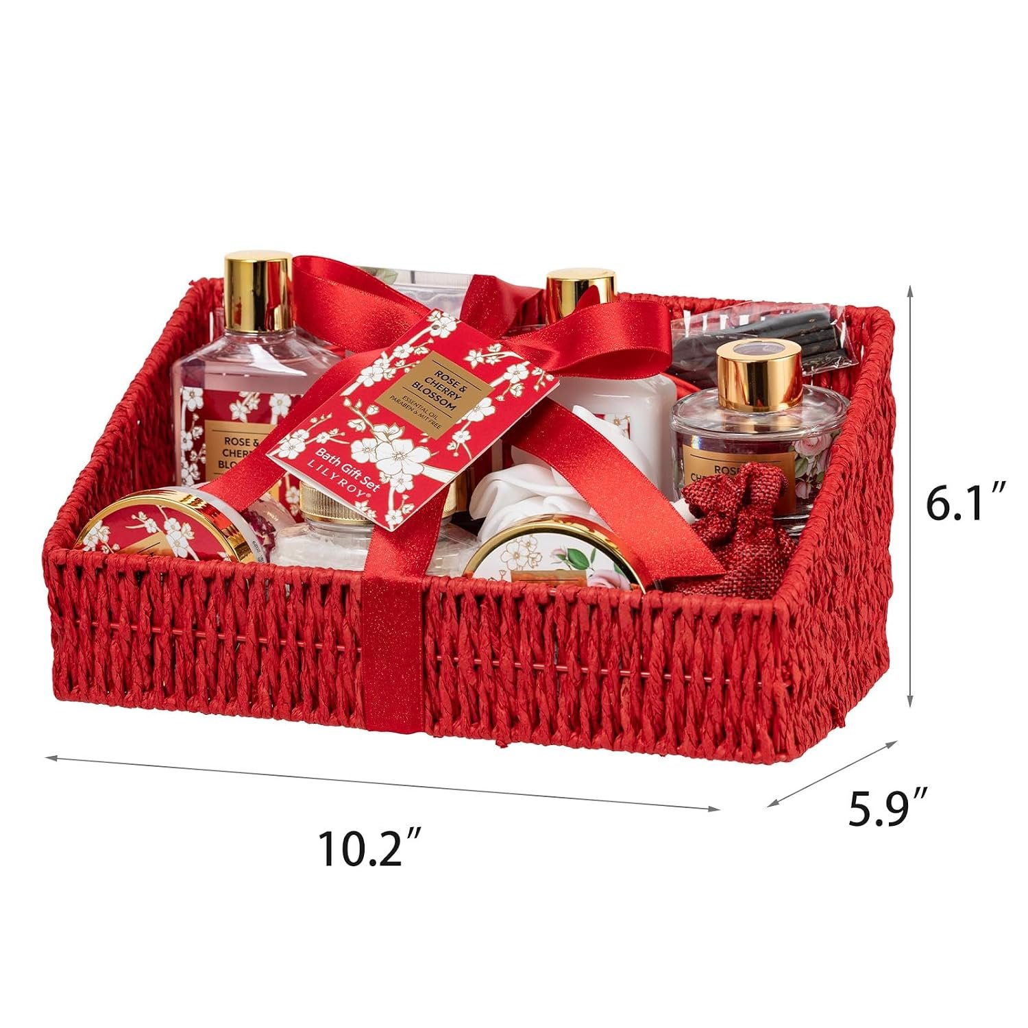 Spa Gifts for Women, Skin Care Gift Set - Rose Spa Gift Baskets for Women | Women Gifts, Spa Kit, Spa Gifts for Mom, Christmas, Mother‘s Day, Valentine’s, Birthday. Hydrating for all skin types - Image 8