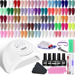 JODSONE Gel Nail Polish Kit 60 PCS ...