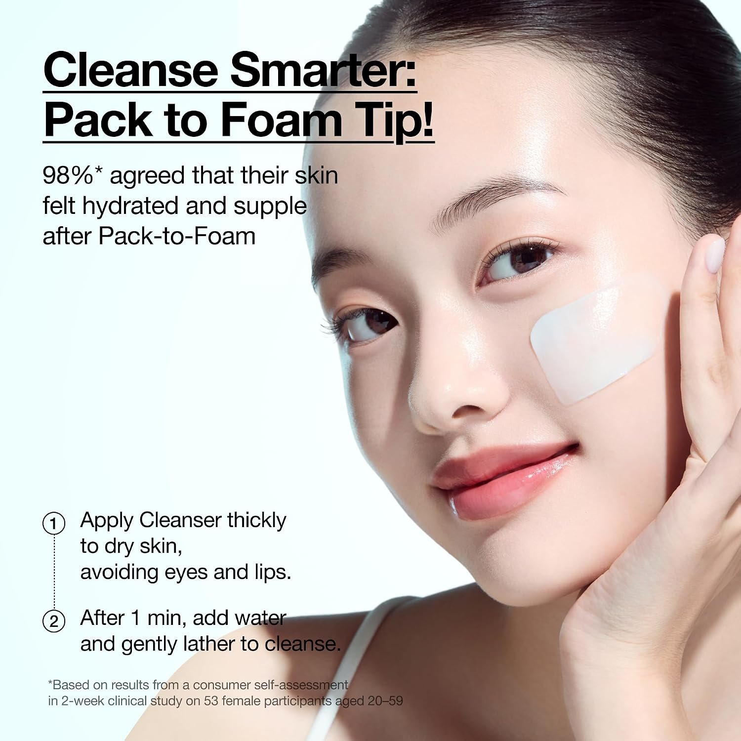 Anua PDRN Hyaluronic Acid Moisturizing Cleansing Foam, 5.07 fl oz - Image 7