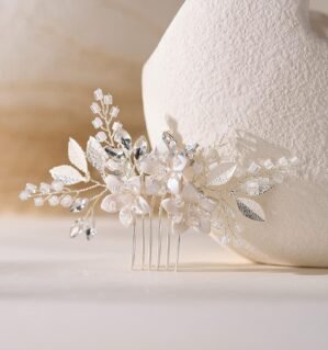 SWEETV Wedding Hair Comb Clip Brida...