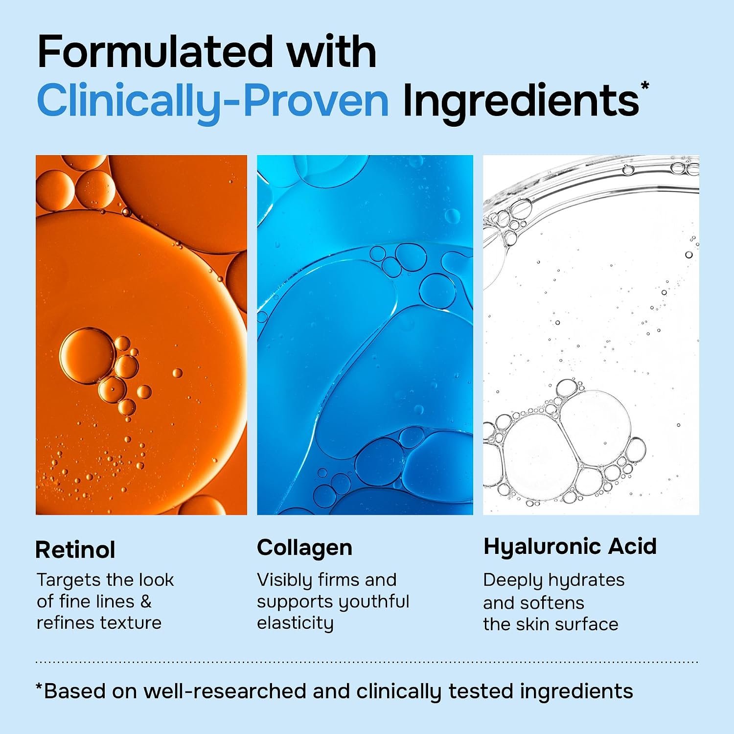 SimplyVital Face Moisturizer Retinol Collagen Hyaluronic Acid Cream 1.7 oz | Anti-Aging, Moisturizer Face Cream for Women & Men, Visibly Firming, Hydrating Neck Care, Day & Night Skin Care, Silky Feel - Image 5