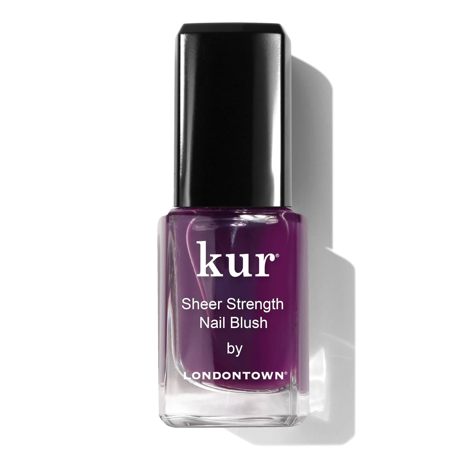 LONDONTOWN Sheer Strength Nail Blush, 2-in-1 Tinted Nail Hardener | Nail Strengthener and Hardener for Extra Strong Growth