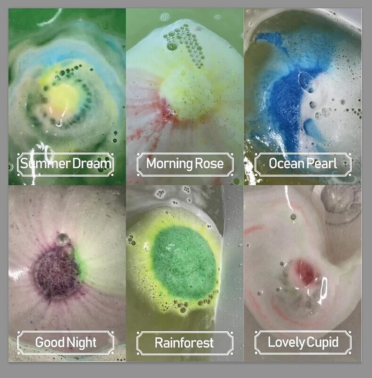 INTEYE Organic Bath Bomb Set, 24 Moisturizing Essential Oil Fizzies | 24 handmade fizzies rich in essential oils, moisturize dry skin. Great for all: birthday, Christmas, Mother's Day - Image 2