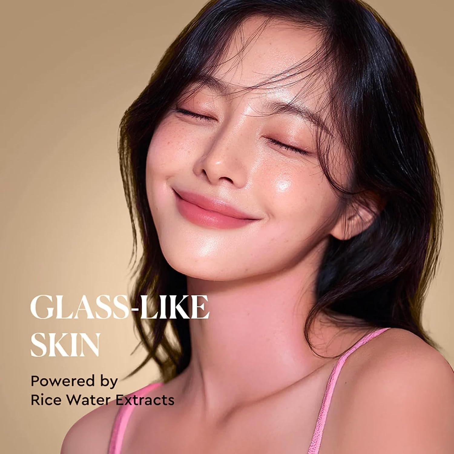 15PC Luxury Rice Korean Skin Care Set Gift Kit for Women, Glass Skin | Luxury rice skincare gift set with cleanser, toner, serum, sunscreen, eye masks, brush, headband, bag & card for glass glow - Image 7