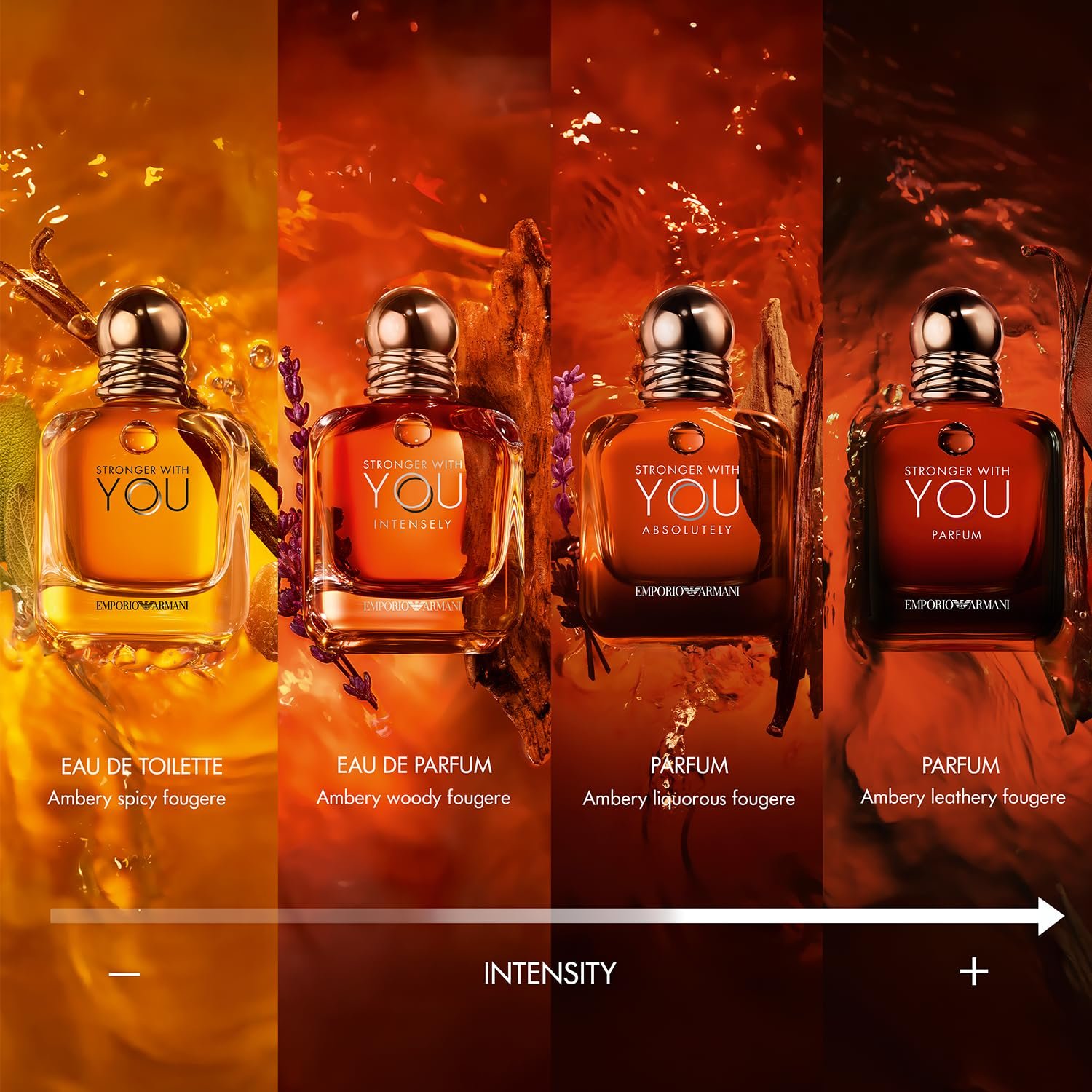 Armani Beauty Stronger With You Intensely - Warm & Spicy Cologne for Men | Long Lasting Fragrance with Pink Pepper, Lavender & Vanilla - Iconic Woody Mens Scent Perfect for Date Night - Image 6