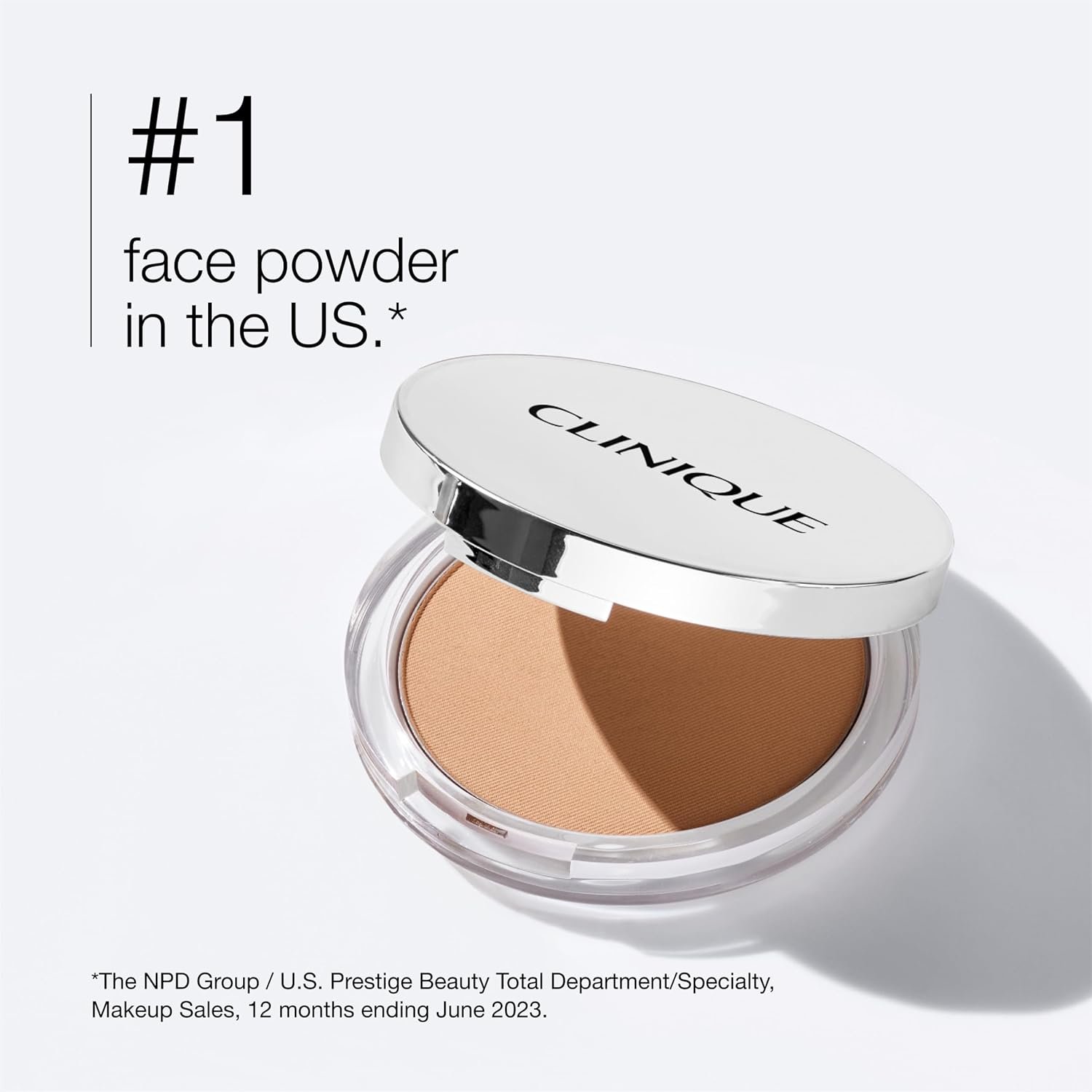 Clinique Stay-Matte Sheer Pressed Face Powder For Oily Skin Types | Sheer Coverage | Minimizes Shine | Makeup & Setting Powder - Image 3