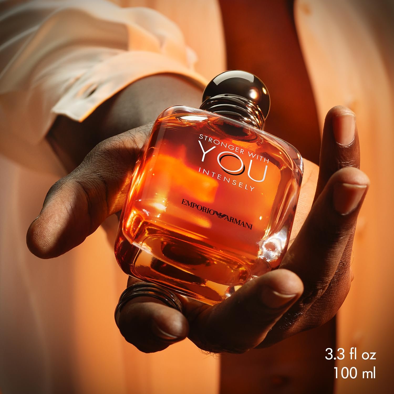 Armani Beauty Stronger With You Intensely - Warm & Spicy Cologne for Men | Long Lasting Fragrance with Pink Pepper, Lavender & Vanilla - Iconic Woody Mens Scent Perfect for Date Night - Image 4