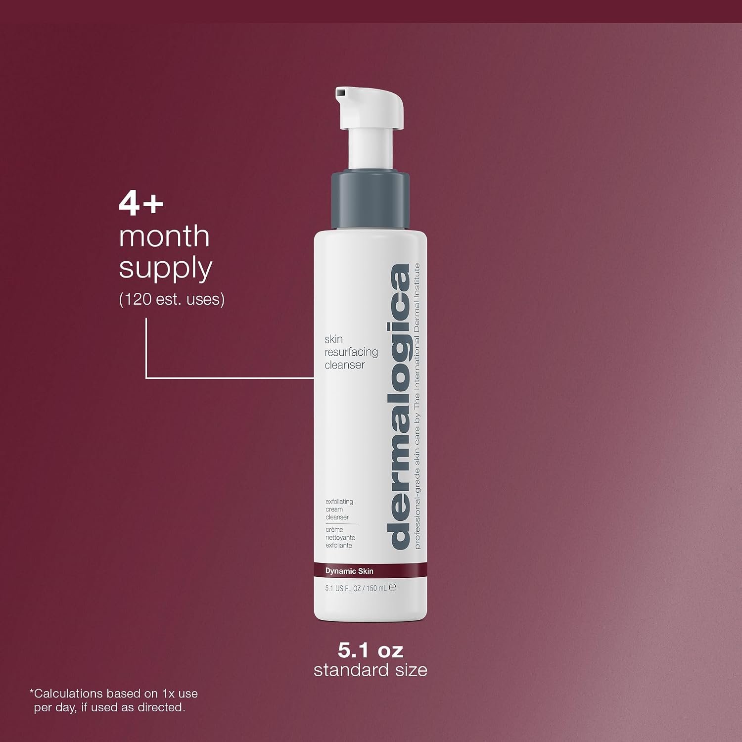 Dermalogica Skin Resurfacing Cleanser, Exfoliating Face Wash, 5.1 fl oz | Dual-Action Exfoliating Cleanser That Smooths and Renews Aging Skin, with Lactic Acid AHA - Image 6