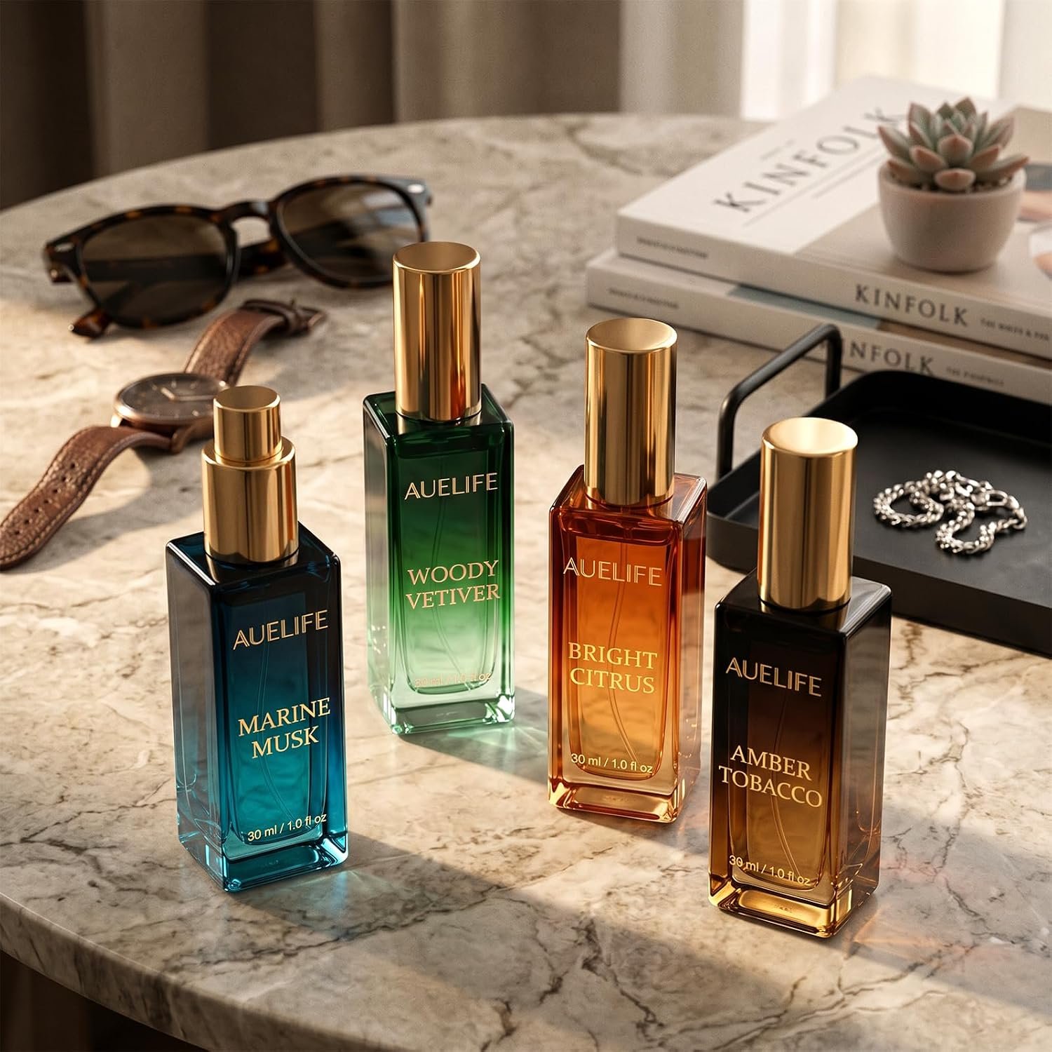 Auelife Men's Perfume Gift Set, 4x30mL Cologne, Gifts for Father, Dad & Him - Image 12